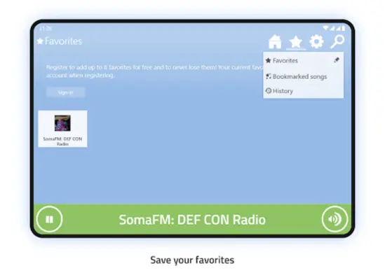 Mini Radio Player android App screenshot 12