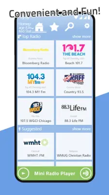 Mini Radio Player android App screenshot 22